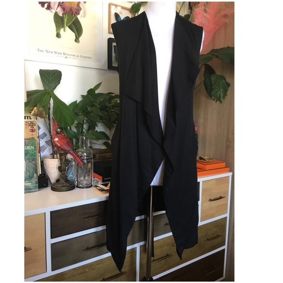All Saints Hace Sleeveless Trench Black US 2 - Picture 7 of 11
